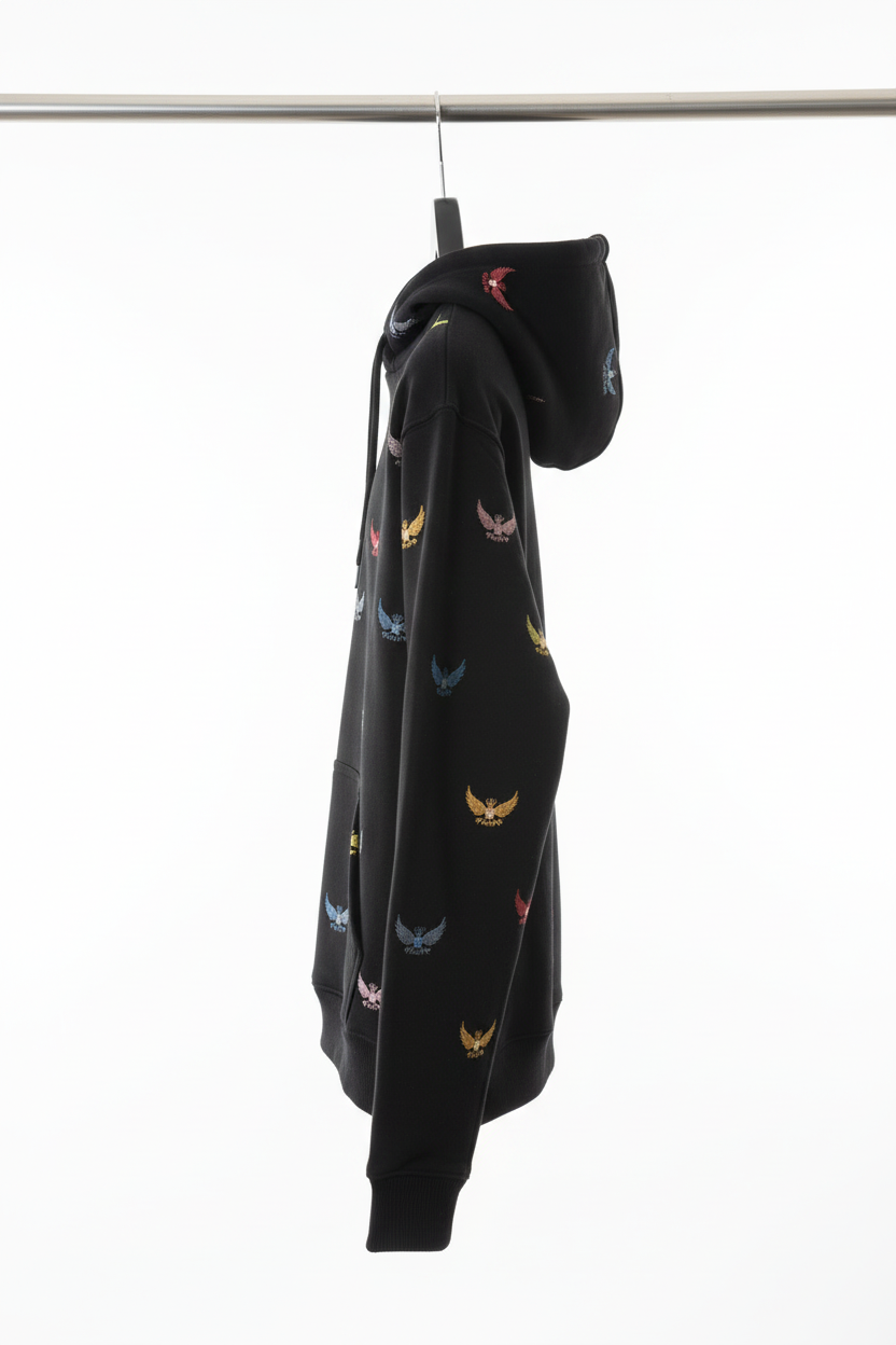 Pull Cervo noir - Profil