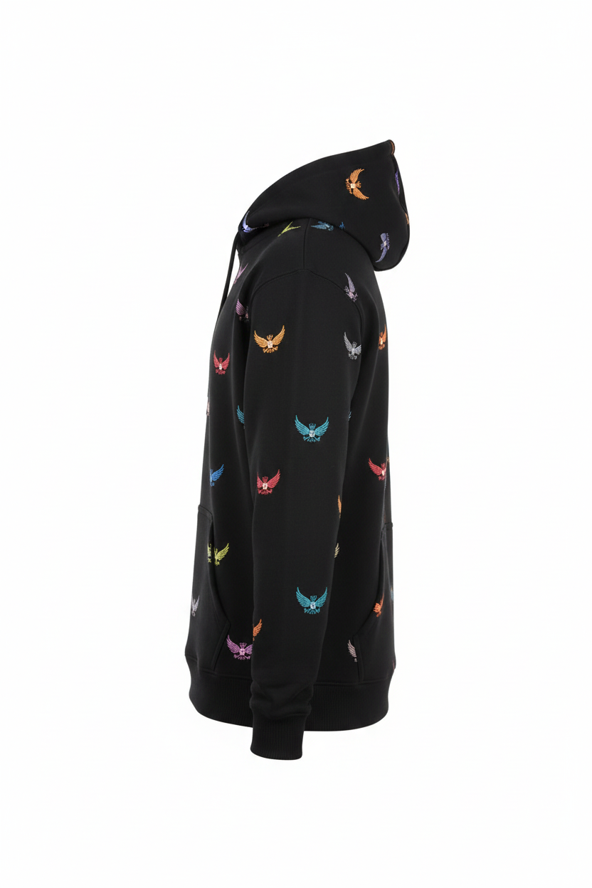 Pull Cervo noir - Profil