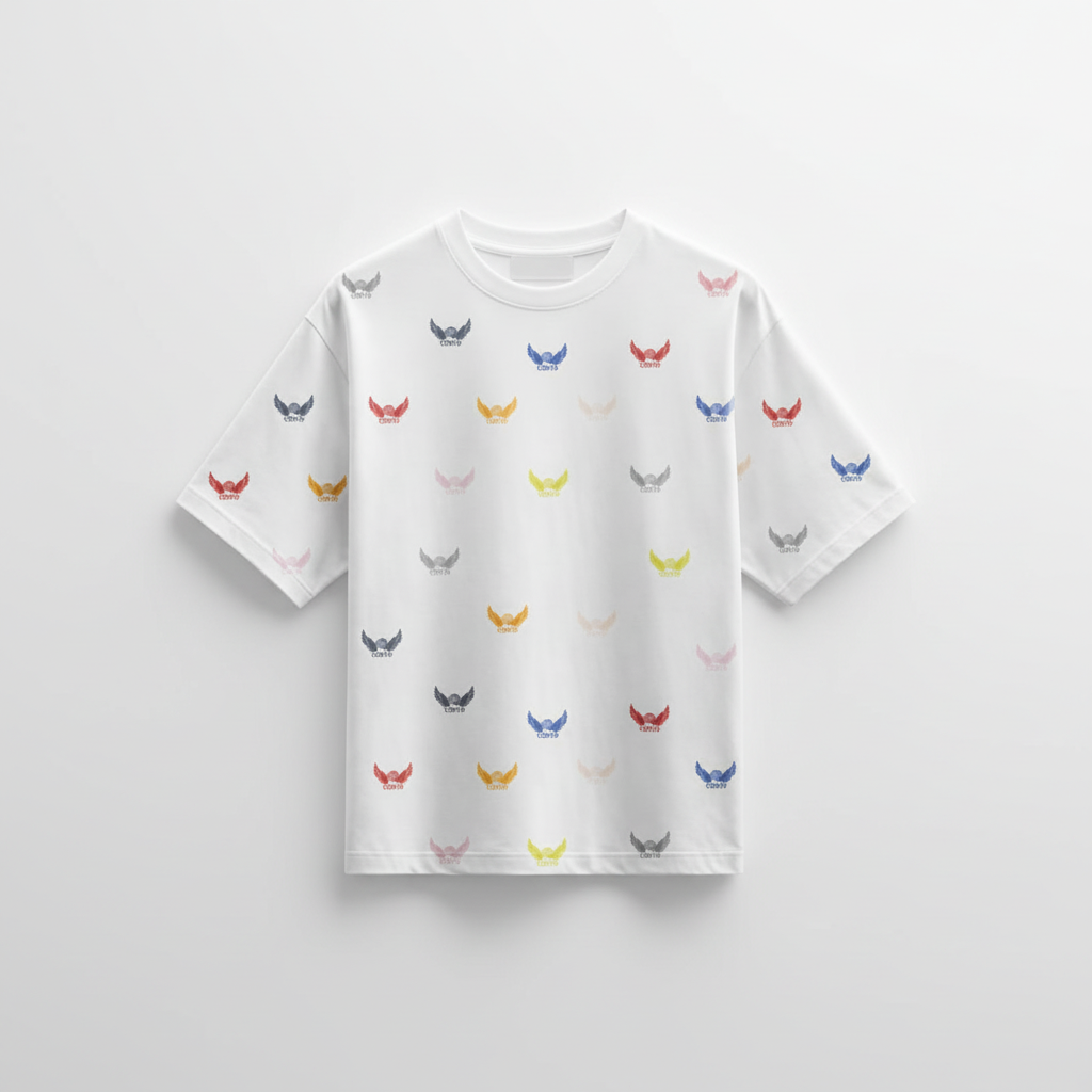 Vue de face blanc